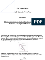 Gas Power Cycles Study Guide in Powerpoint: To Accompany