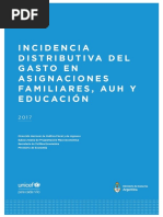 Incidencia Distributiva Del Gasto en Aaff y Educacion