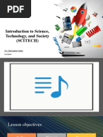 Lesson 1 - Introduction To SCITECH