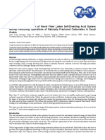 SPE 142512 Successful Application of Novel Fiber Laden Self-Diverting Acid System During Fracturing Operations of Naturally Fractured Carbonates in Saudi Arabia