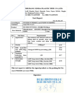 Certificado - Flange Adapter 125MM - Xinda