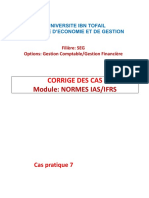 CORRIGE Cas 7 Et 8 - IAS-IFRS S6 Def CLASSROOM