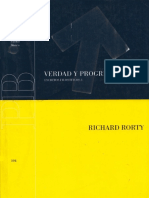 Rorty, Richard - Verdad y Progreso-Paidós (2000)