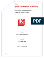 Reflective Log Urinary Retention