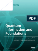 Quantum Information and Foundations