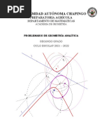 Problemario Geometría Analítica