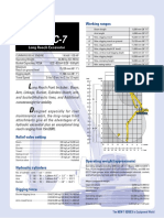 Long Reach Excavator: Working Ranges