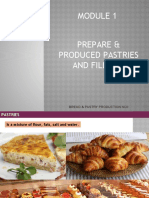 Prepare & Produced Pastries and Fillings: Bread & Pastry Production Ncii