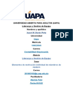 Tarea 7 de Liderazgo y Gestión de Equipo