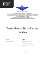 Clasificación de Las Personas Jurídicas Según La Legislación Venezolana Informe Escrito