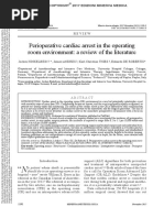 Perioperative Cardiac Arrest in The Operating Room Environment A Review MinervAnest 2017