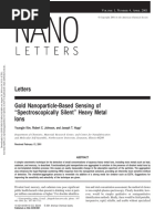 Gold Nanoparticle-Based Sensing of "Spectroscopically Silent" Heavy Metal Ions