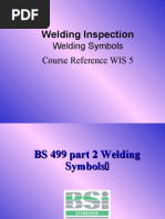 Welding Inspection: Welding Symbols Course Reference WIS 5