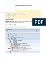 SAP Material Management Configuration