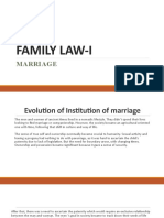 FAMILY LAW-I Marriage