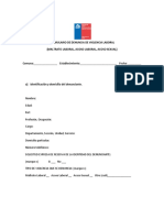 Formulario de Denuncia de La Violencia Laboral SSAN