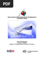 BEAM LG Gr.6 Module 10-Mathematics 6 Division of Fractions