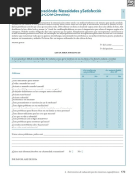 Escala de Valoración de Necesidades y Satisfacción (2-COM)