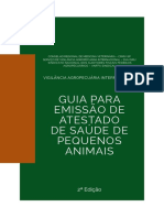 Guia para Emissao de Atestado de Saude de Pequenos Animais