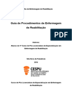 Guia de Procedimentos de Enfermagem de Reabilitação