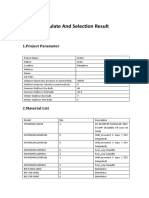 Calculate and Selection Result