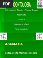 Anestesia Odontologia Infantil