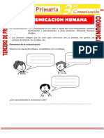 La Comunicación Humana para Tercero de Primaria