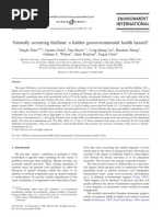 (Xiao 2003) Naturally Occurring Thallium A Hidden Geoenvironmental Health Hazard