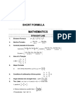 Chemistry 1 Formula Book