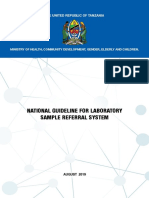 National Guideline For Laboratory Sample Referral System HLS WEB Version 1