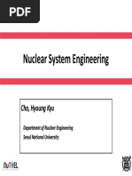 Nuclear System Engineering: Cho, Hyoung Kyu Cho, Hyoung Kyu