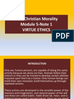 Module 5 Note 1-Virtue Ethics