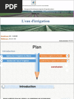 LP MEAA (Expose Sur L'eau D'irrigation)