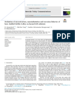 Evaluation of Microstructure Nanoindentation and Corrosion Behavior On Inconel 625