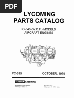 Parts Catalog IO-540