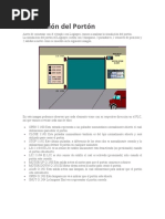 Simulación Del Portón