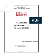 Giáo Trình Reading Level 2 ENG 166: Mã môn học