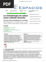 Revista ESPACIOS - Vol Estudio de Casos (Método Docente)