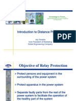 Fundamentals Related To Distance Relays