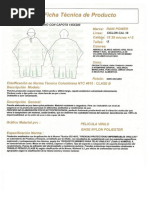 Ficha Tecnica - Impermeable Amarillo