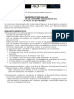 Requisitos y Orden de Presentacion Documentos