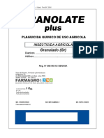 Etiqueta Granolate Plus X 1 K - Dic 2016