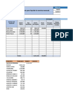 Formato Nomina