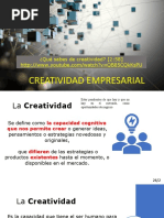 Sesión 9 Creatividad