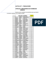 Practica N 7 y 8 Cimiento Medianero, Platea de 4 Columnas 23-11-2021