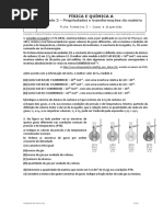 Ficha Formativa 5 Gases e Dispersoes