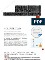 Sistema de Clasificación Biofarmacéutica