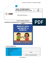 4 Años - Actividad Del Dia 13 de Diciembre