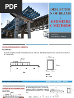 Deflectio N of Beams:: Geometri C Methods