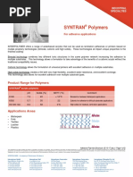 Syntran Polymers: Product Range For Polymers